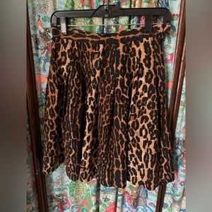Vintage Todd oldham Times seven cheetah print skirt sz small